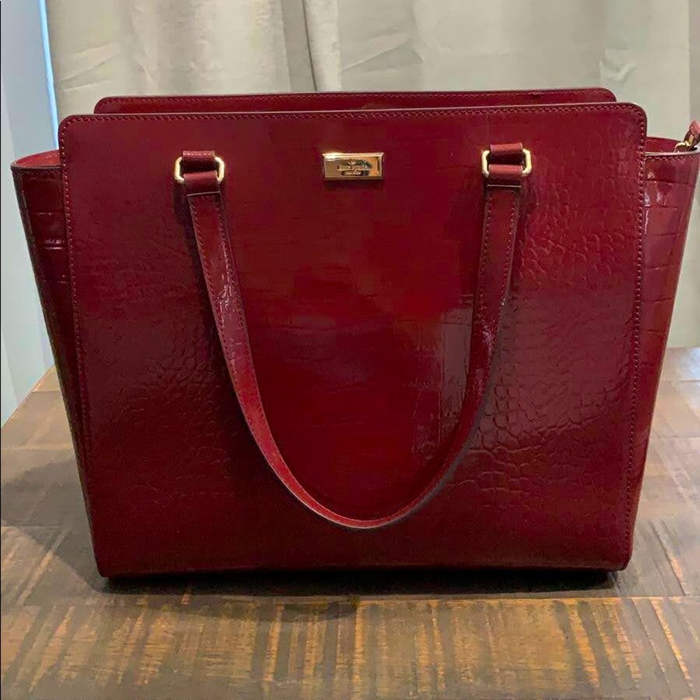 Kate spade ELLISA Bristol Drive Croc Embossed Bag